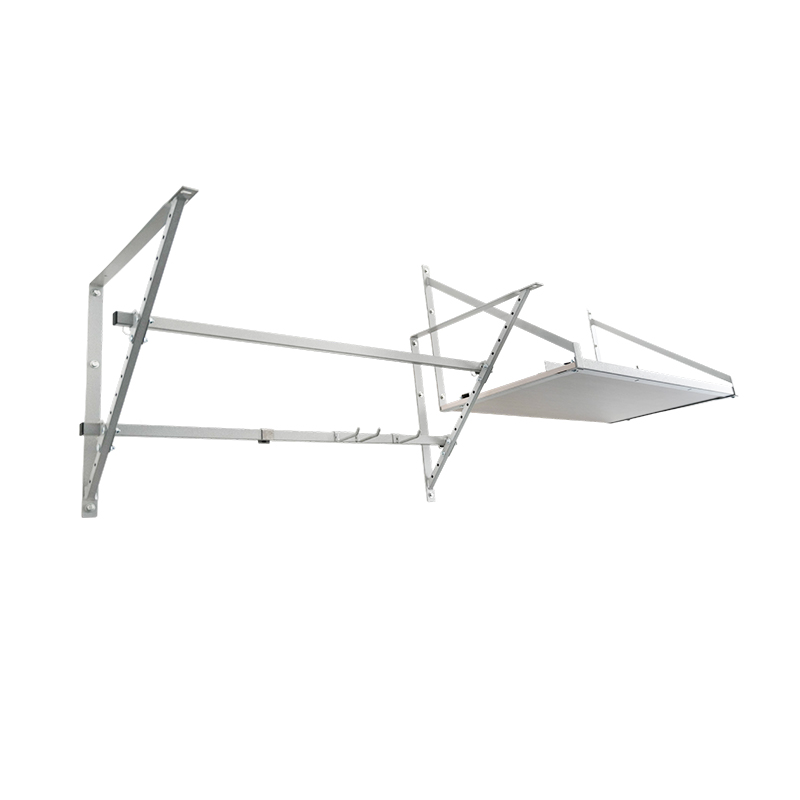 Triangular Fixed Wall Garage Storage Rack